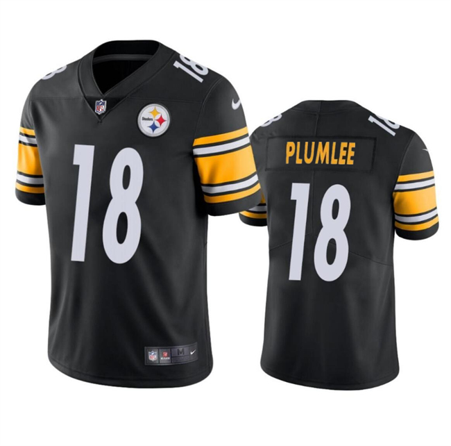 Youth Pittsburgh Steelers #18 John Rhys Plumlee Black Vapor Untouchable Limited Football Stitched Jersey